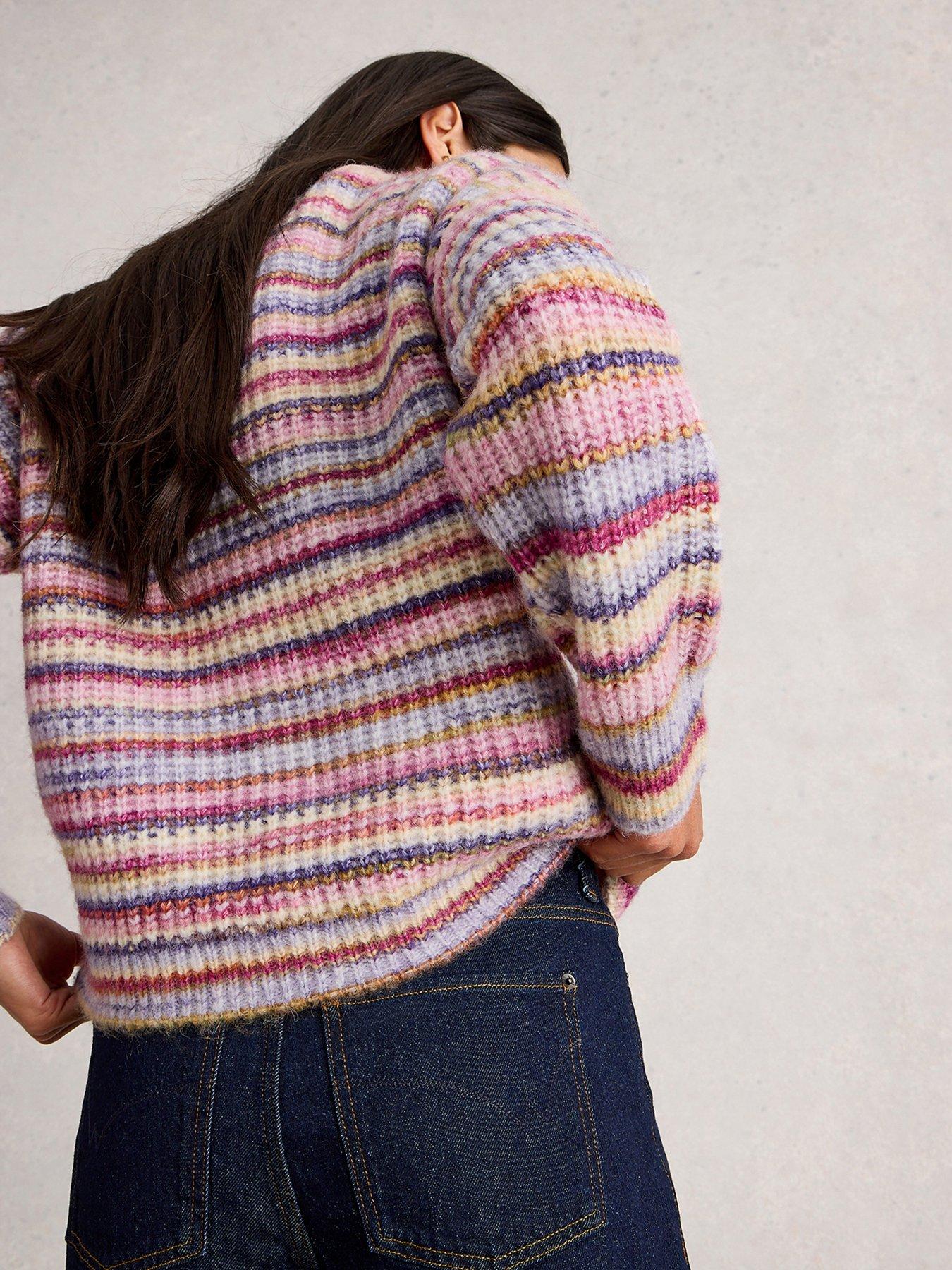 Image 2 of 6 of White Stuff Suzanna Spacedye Jumper - Pink