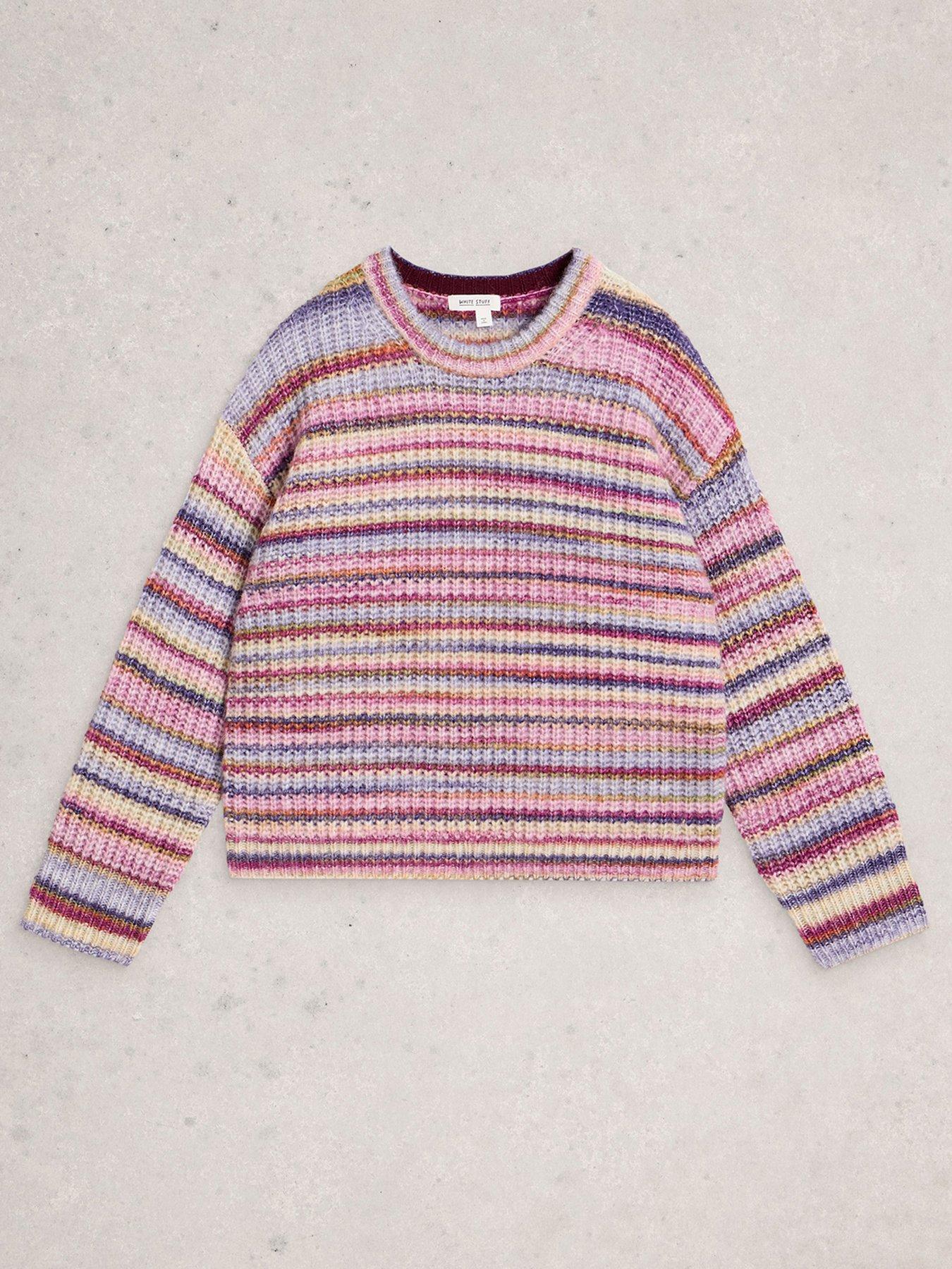Image 5 of 6 of White Stuff Suzanna Spacedye Jumper - Pink