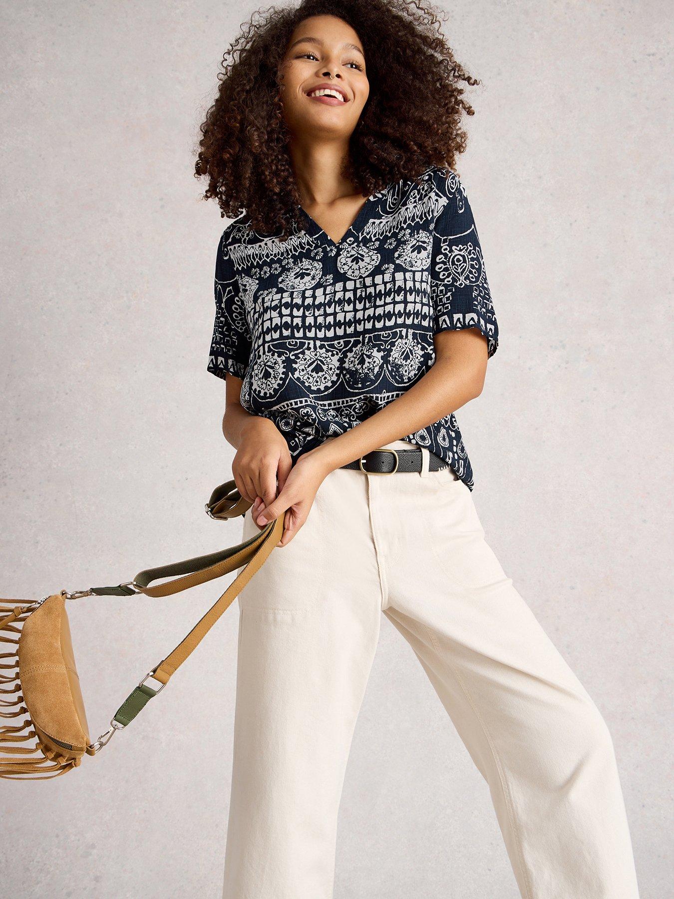 undefined Elisa Top - Navy