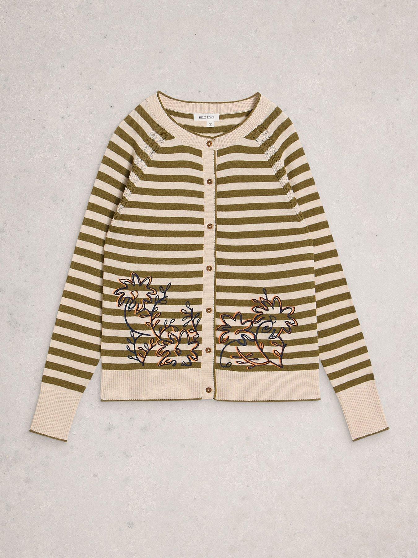 Image 5 of 6 of White Stuff Lulu Emb Cardi - Beige