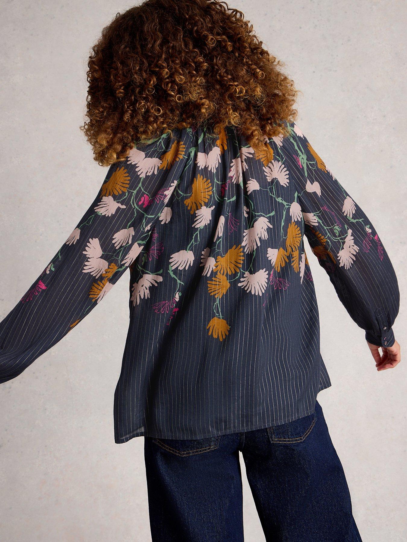 Image 2 of 6 of White Stuff Yuki Top - Navy