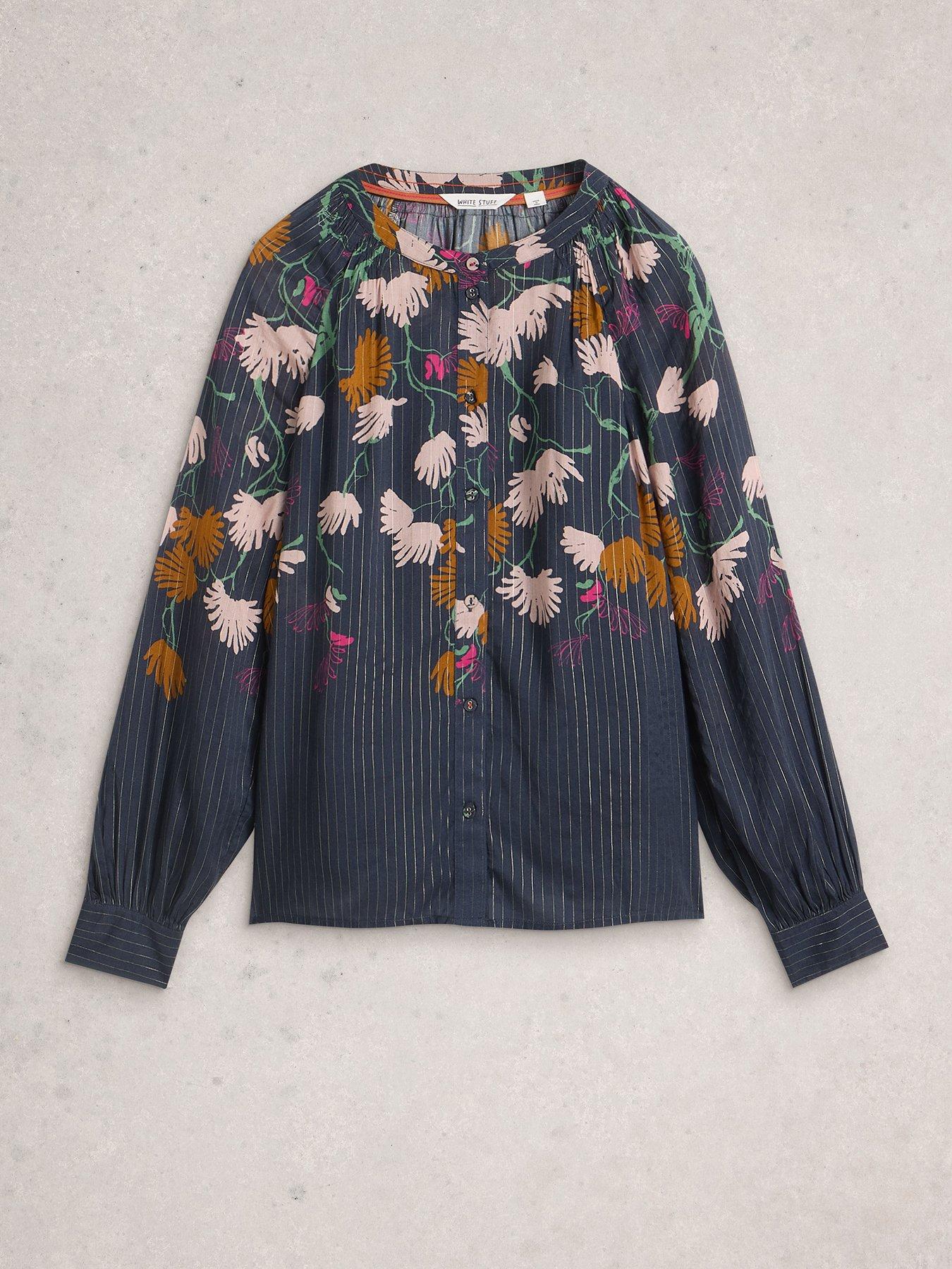 Image 5 of 6 of White Stuff Yuki Top - Navy