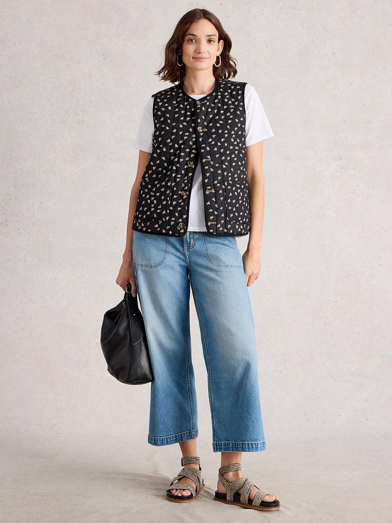  image of white-stuff-emma-reversible-gilet-black