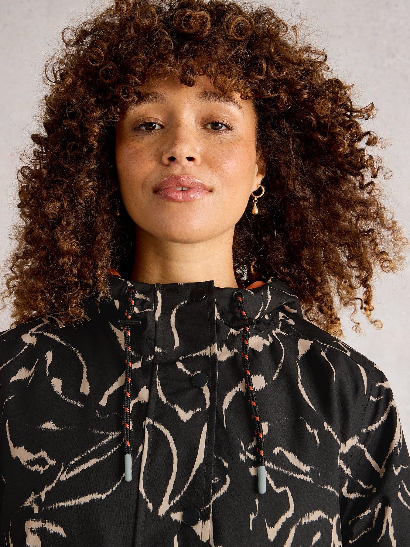 Image 4 of 6 of White Stuff Willow Waterproof Coat - Black