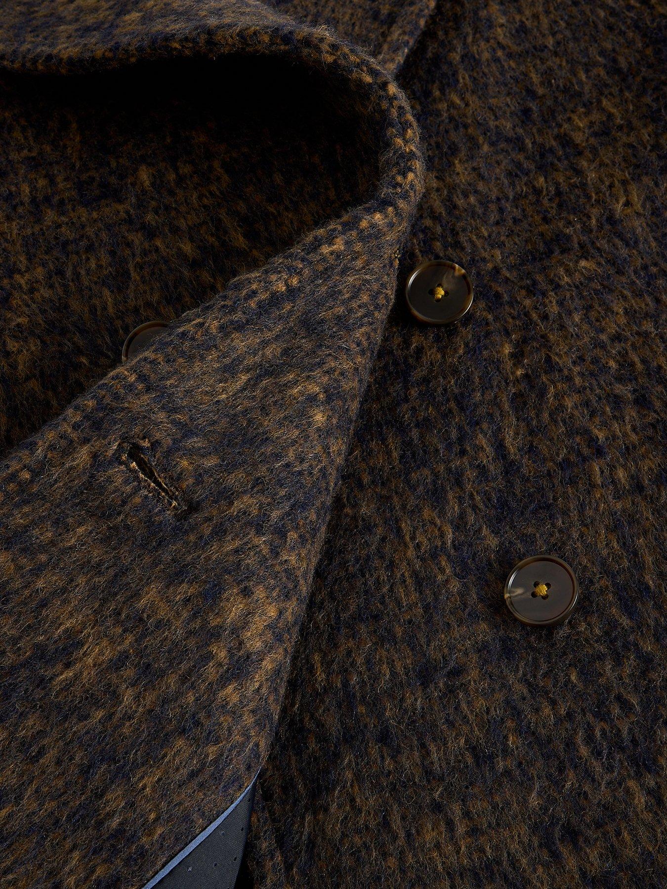 Image 6 of 6 of White Stuff Josie Wool Blend Jacket - Navy