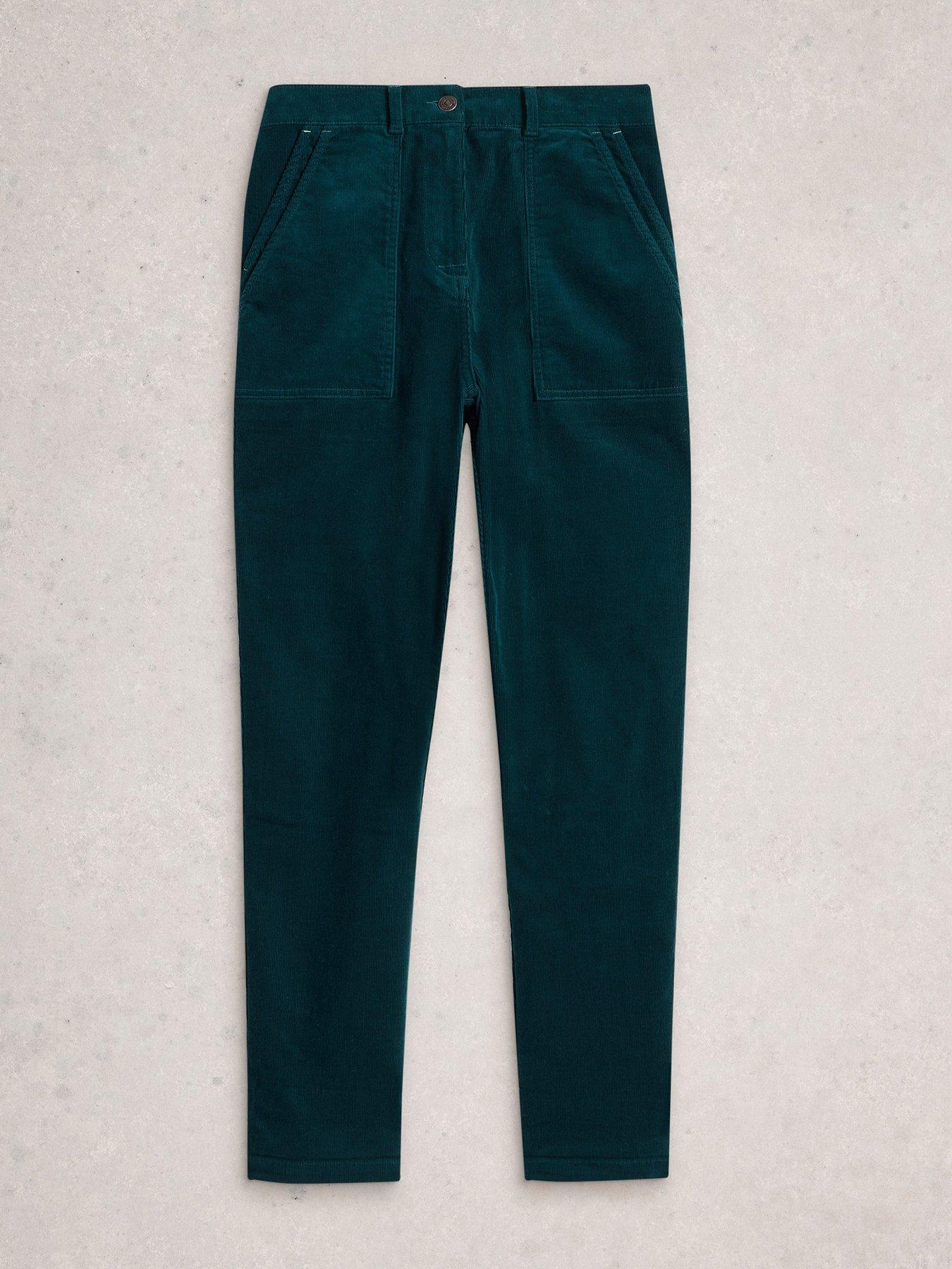 Image 5 of 6 of White Stuff Twister Cord Trouser - Green