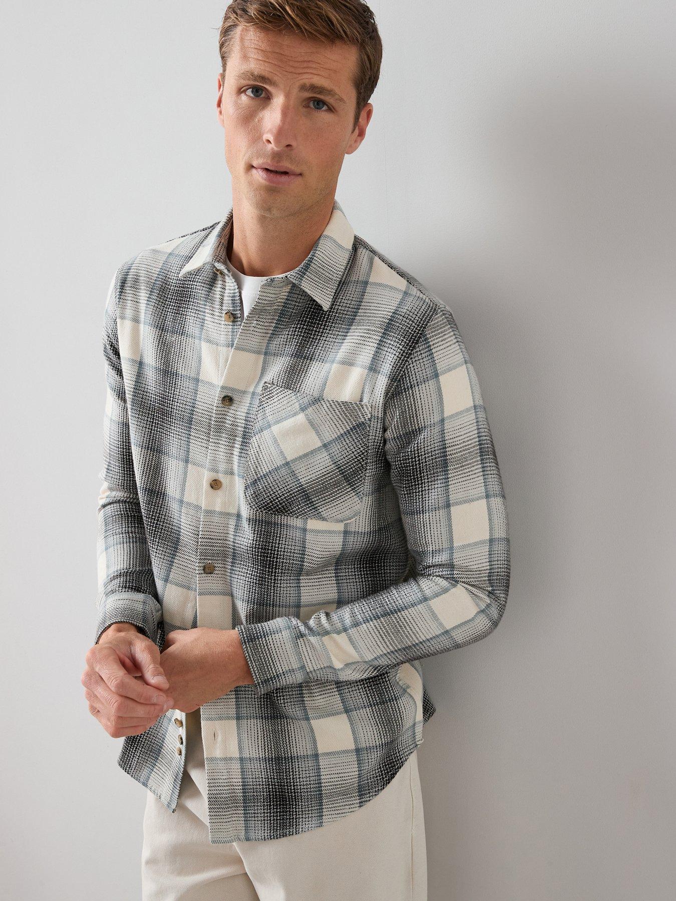 the-very-collection-long-sleeve-check-shirt-beige