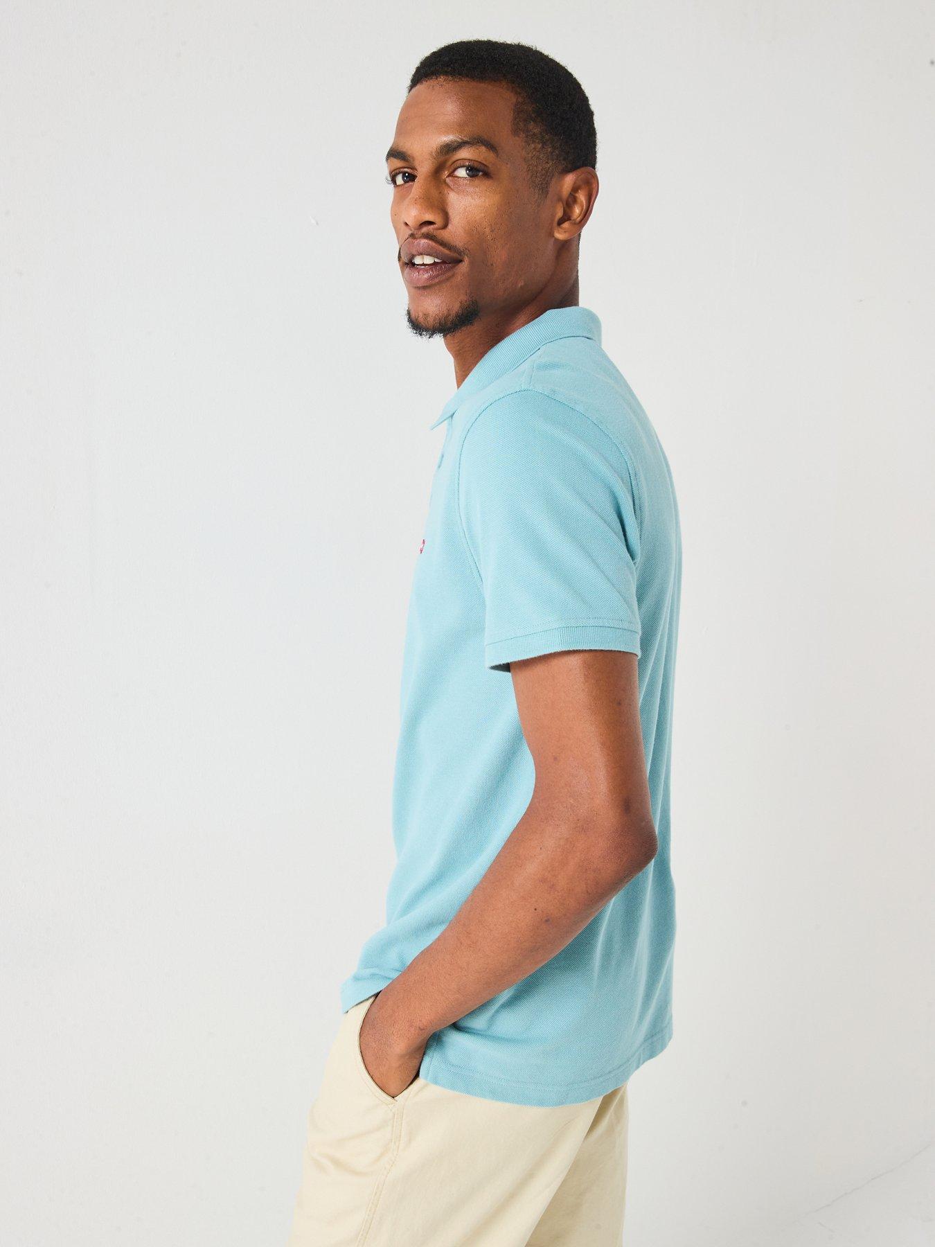 Image 6 of 6 of Levi's Levis Housemark Short Sleeve Polo Shirt - Blue