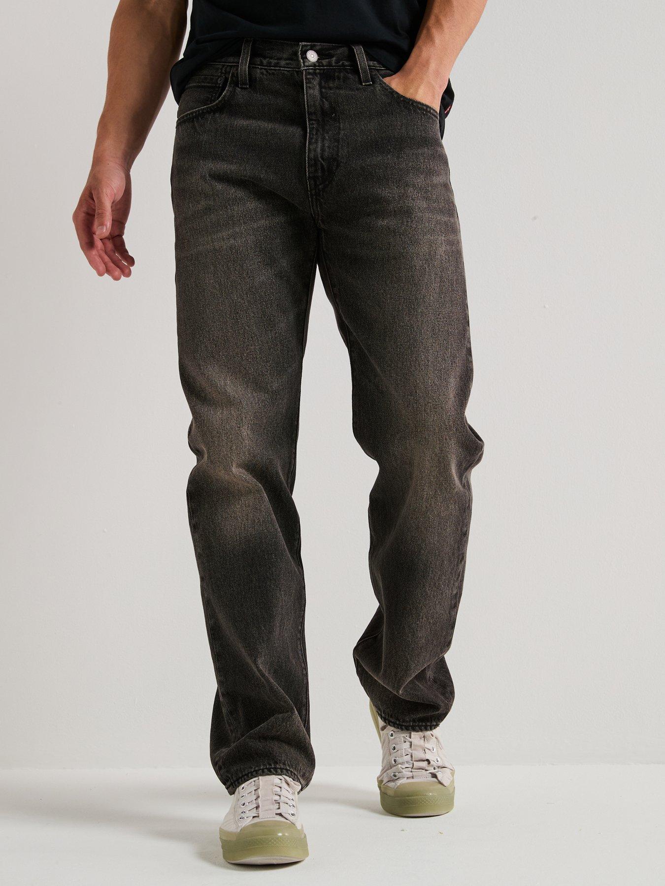 Levi's 555 Relaxed Straight Fit Jeans - Back On The Block - Grey