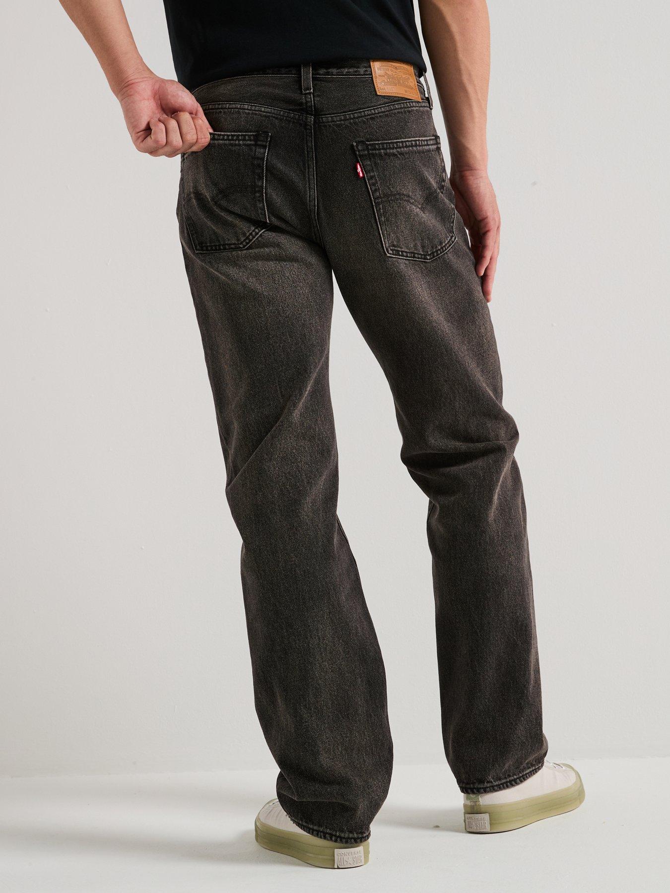 Image 2 of 5 of Levi's 555 Relaxed Straight Fit Jeans - Back On The Block - Grey