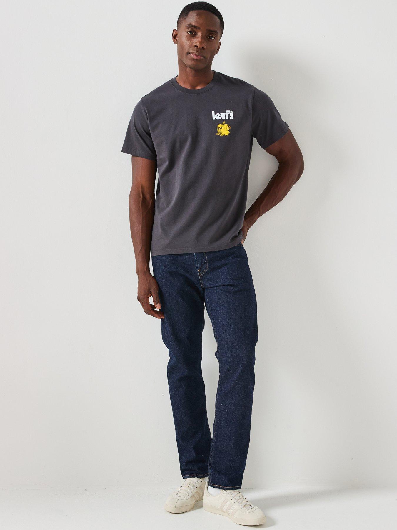  image of levis-levis-pet-cemetary-back-graphic-t-shirt-black