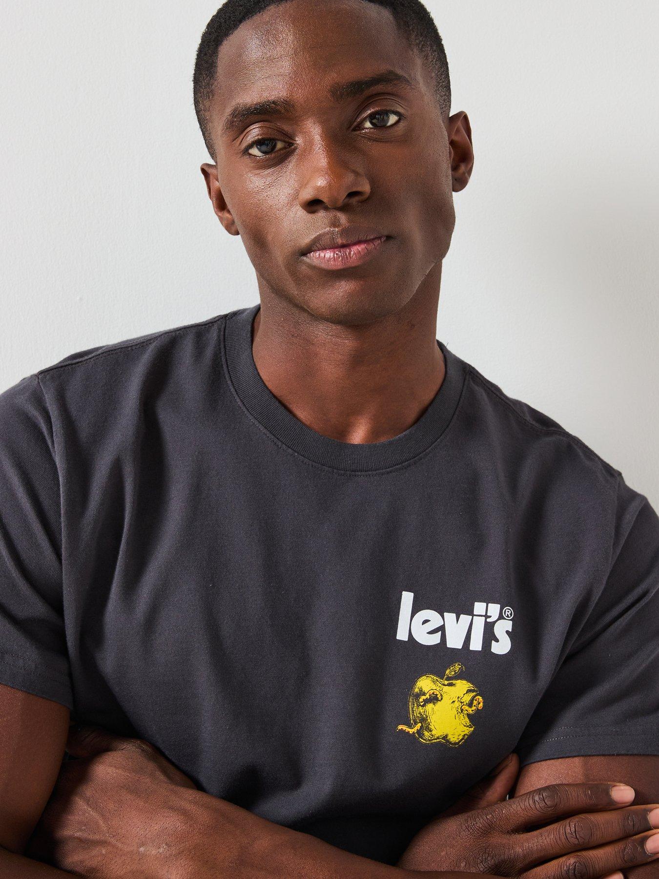  image of levis-levis-pet-cemetary-back-graphic-t-shirt-black