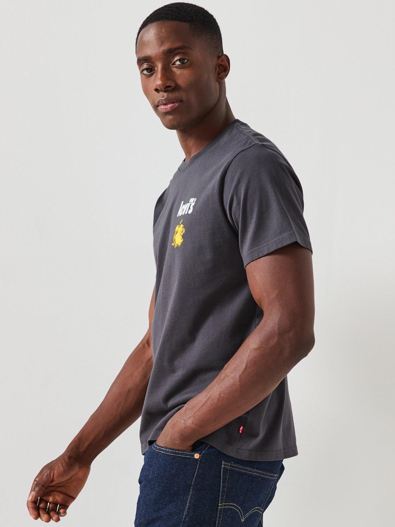  image of levis-levis-pet-cemetary-back-graphic-t-shirt-black