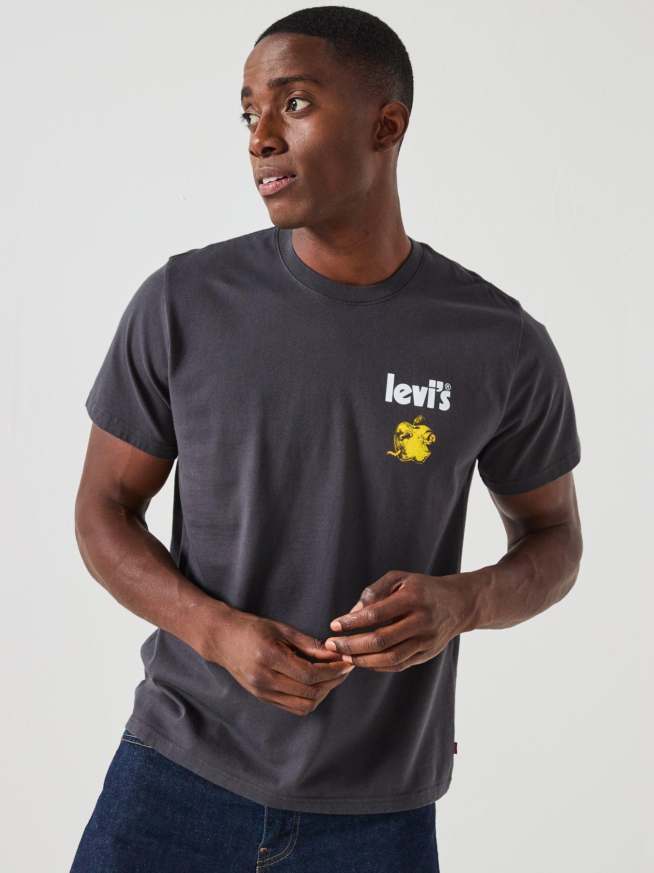  image of levis-levis-pet-cemetary-back-graphic-t-shirt-black