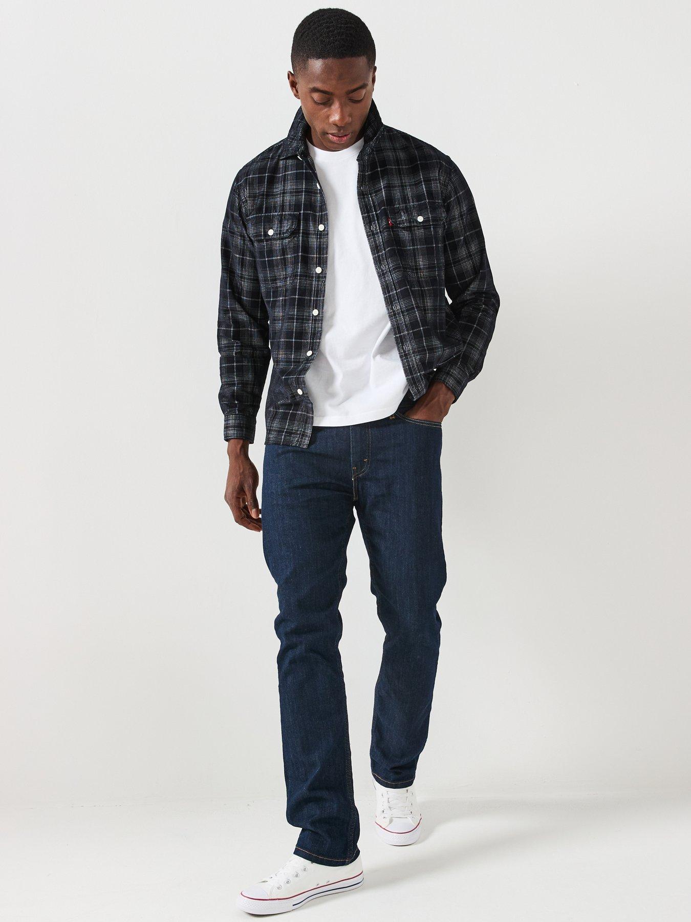  image of levis-jackson-corduroy-worker-shirt-black