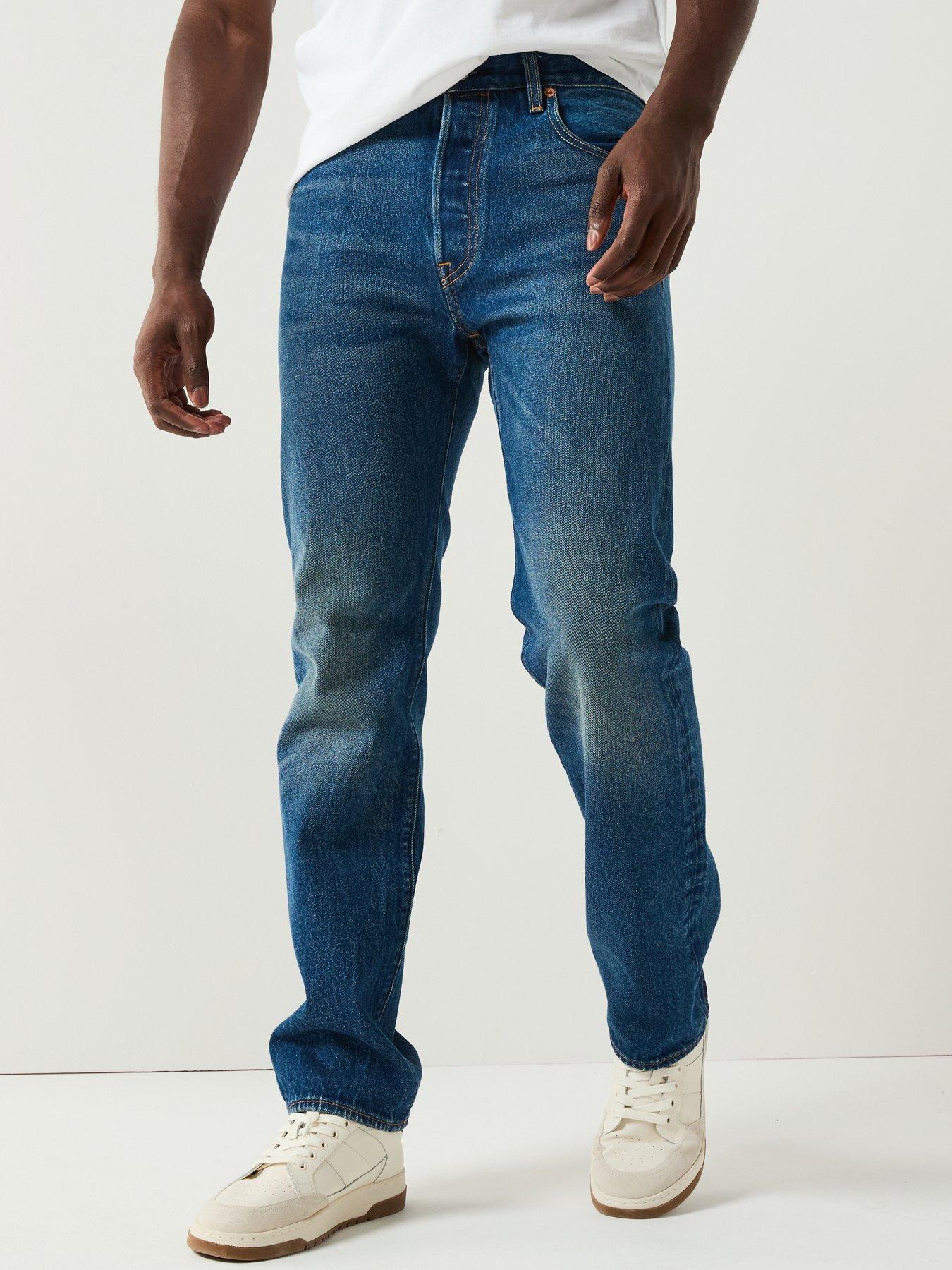 undefined 501 '93 Straight Fit Jeans: Easy Star - Blue