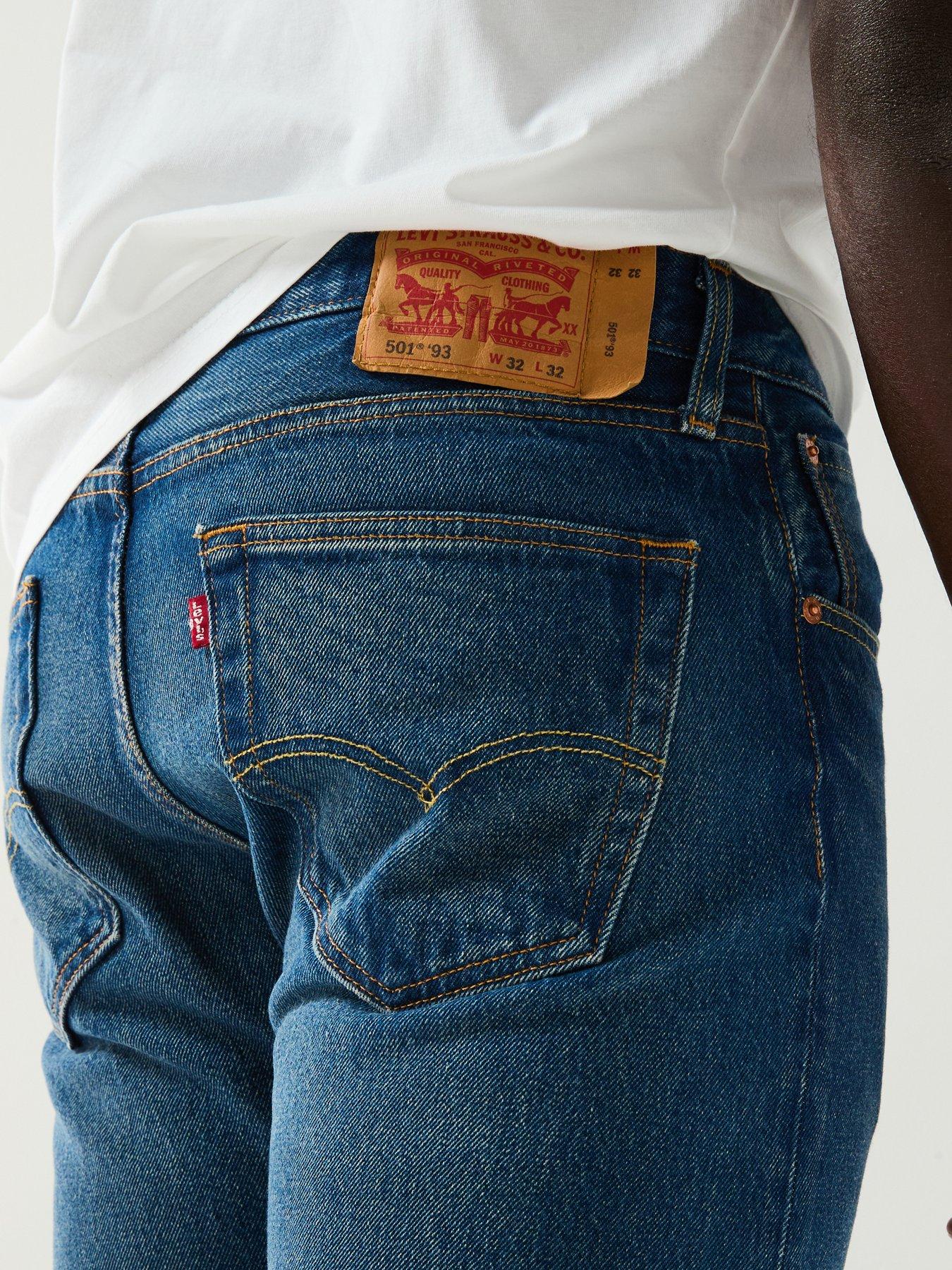 Image 5 of 5 of Levi's 501 '93 Straight Fit Jeans: Easy Star - Blue