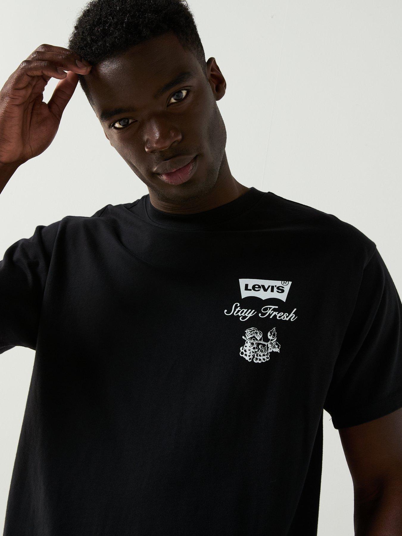 Image 4 of 5 of Levi's Vintage Fit Graphic Print Short Sleeve T-Shirt- Black