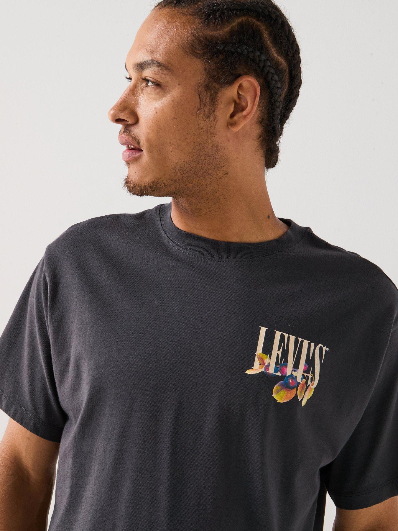 Image 4 of 5 of Levi's Levis Vintage Fit Graphic Print Short Sleeve T-shirt- Grey