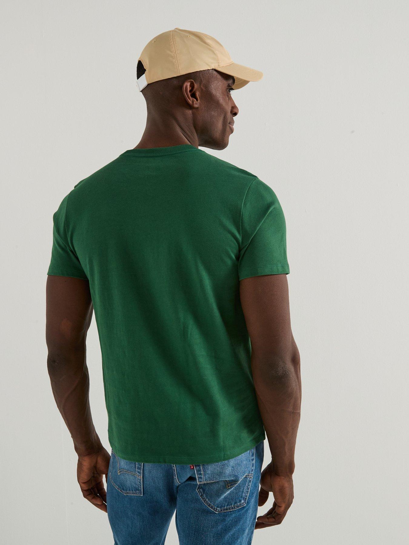 image of levis-original-housemark-logo-short-sleeve-t-shirt--green