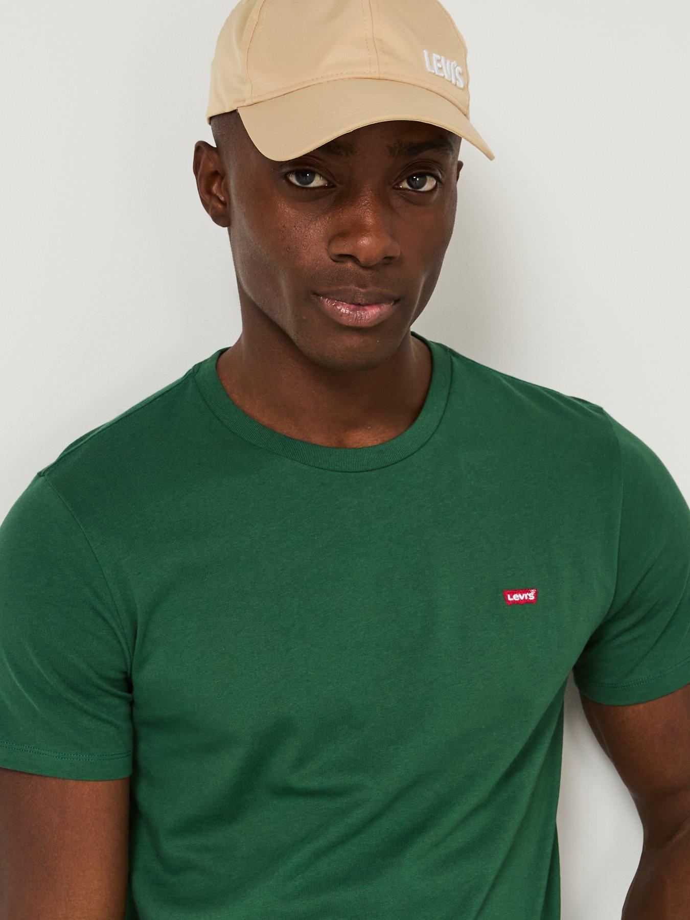 Image 4 of 6 of Levi's Original Housemark Logo Short Sleeve T-Shirt- Green