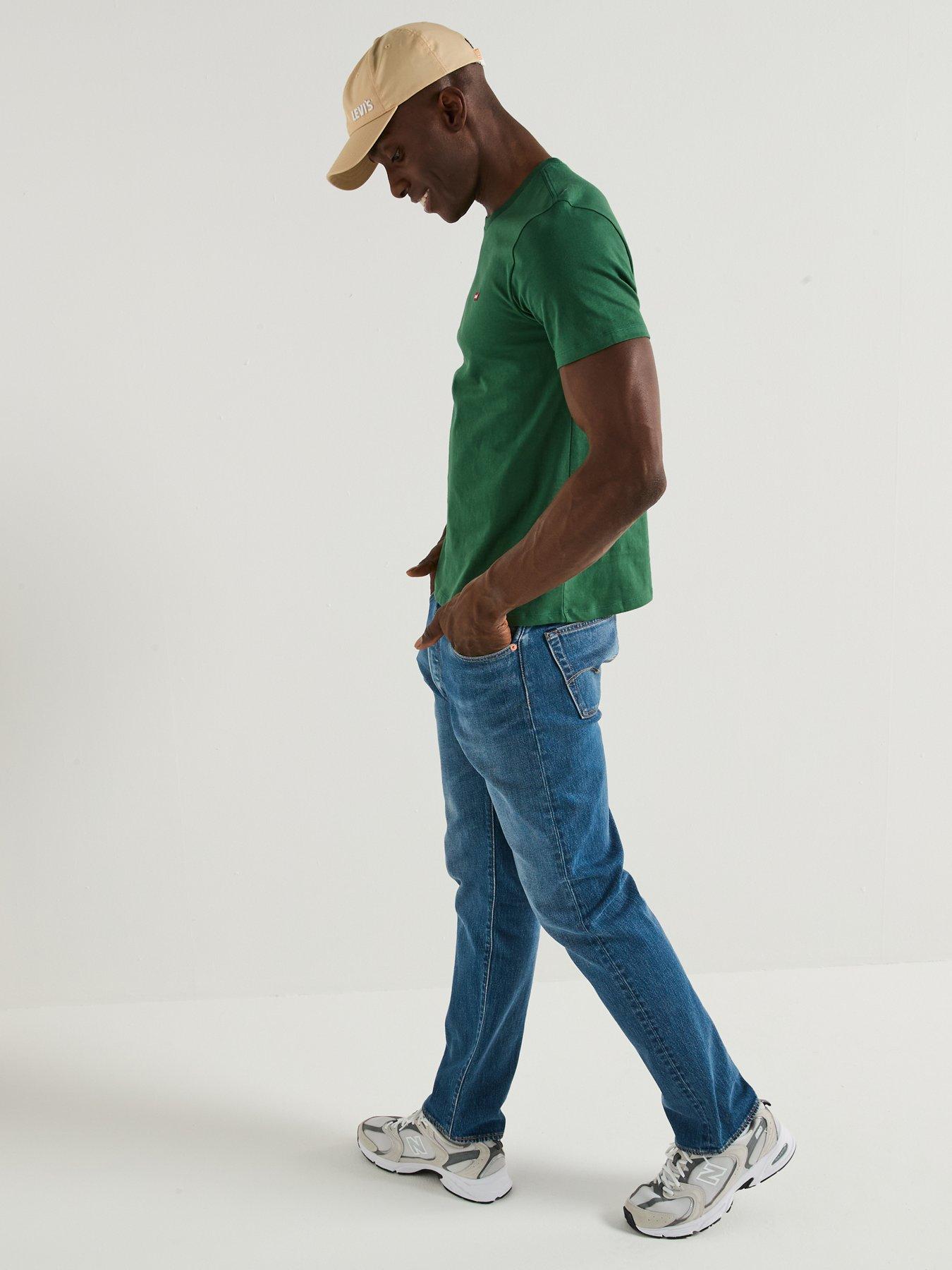  image of levis-original-housemark-logo-short-sleeve-t-shirt--green