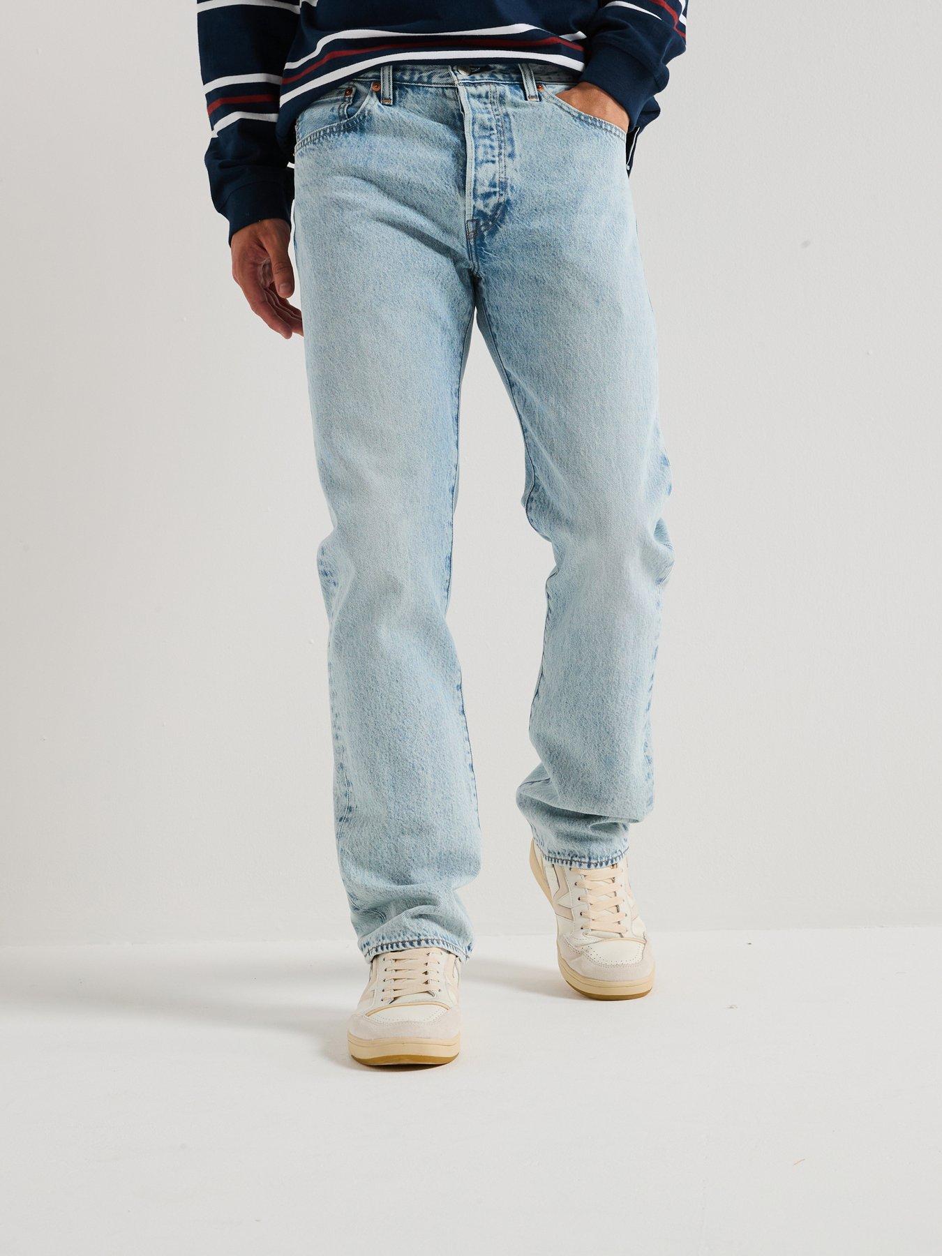 undefined 501 Original Straight Fit Solucell Jeans: Brightside - Light Blue