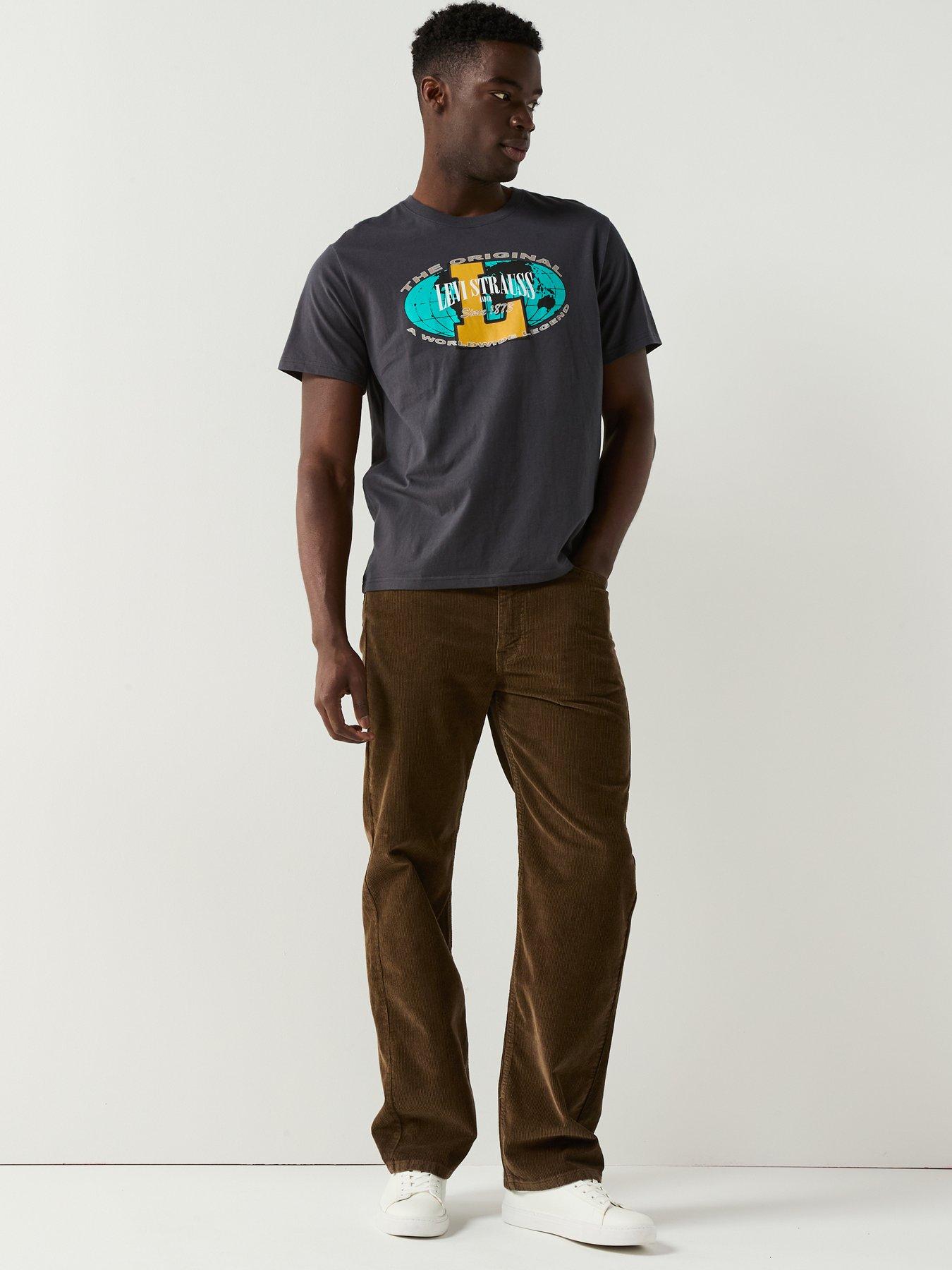 Image 3 of 5 of Levi's Levis Relaxed Fit Graphic Print Short Sleeve T-shirt - Grey