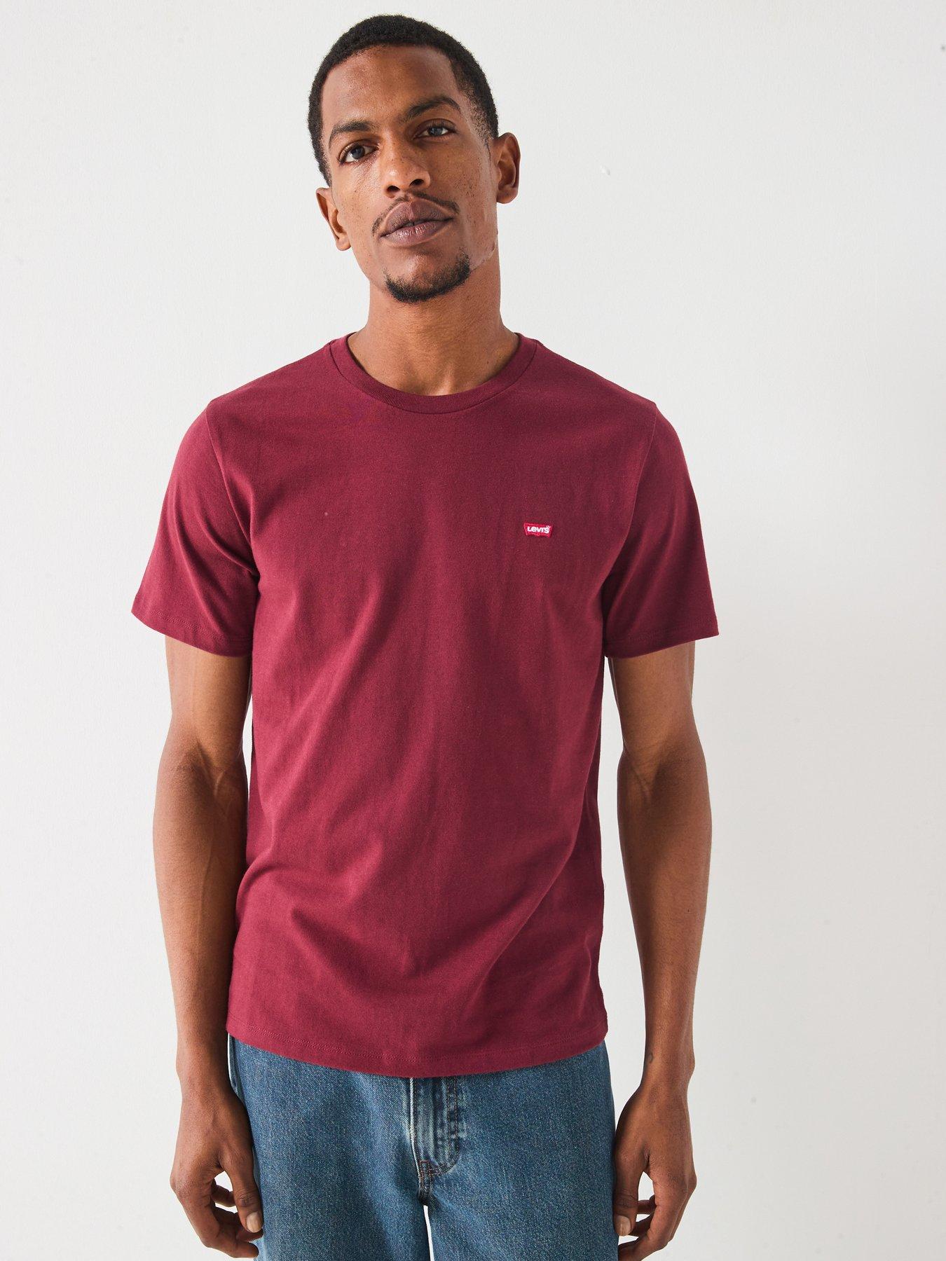 front image of levis-original-housemark-logo-short-sleeve-t-shirt--dark-redbr-divnbspdiv