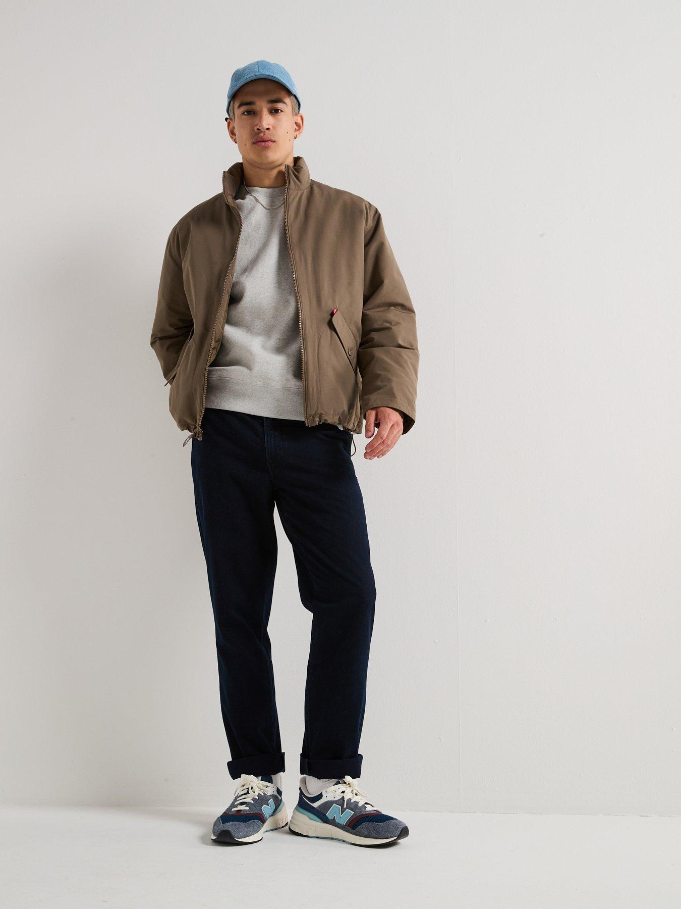  image of levis-briggs-short-padded-coat-brown