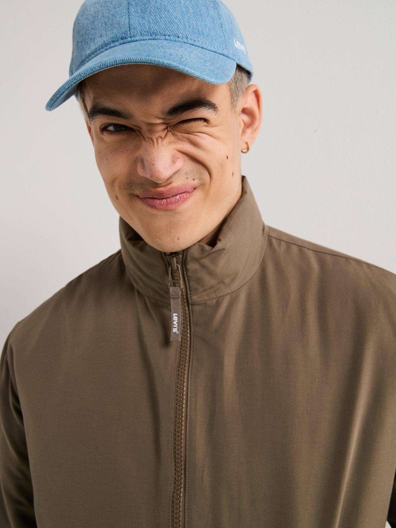  image of levis-briggs-short-padded-coat-brown