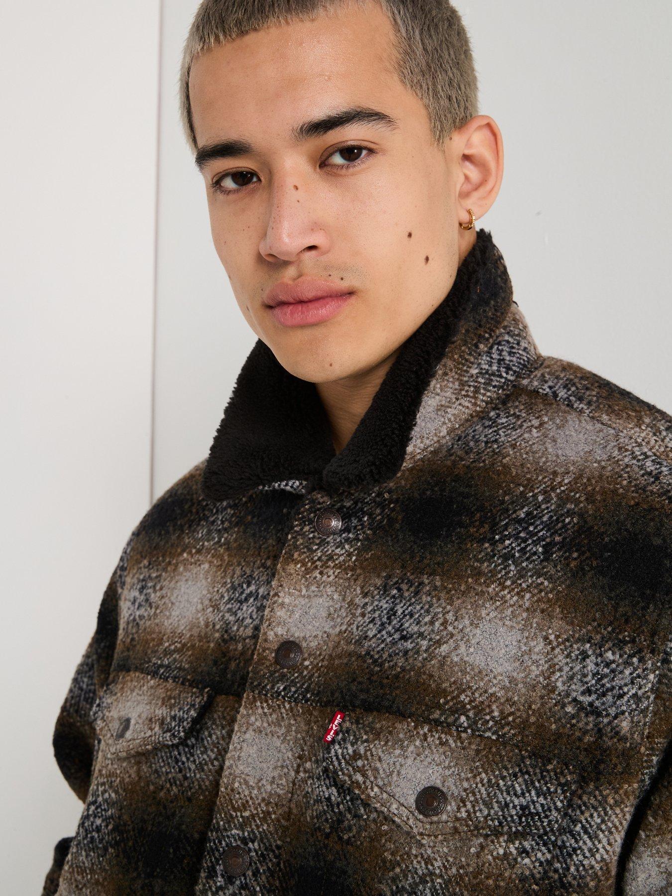 Image 4 of 6 of Levi's Relaxed Fit Trucker Jacket - Brown