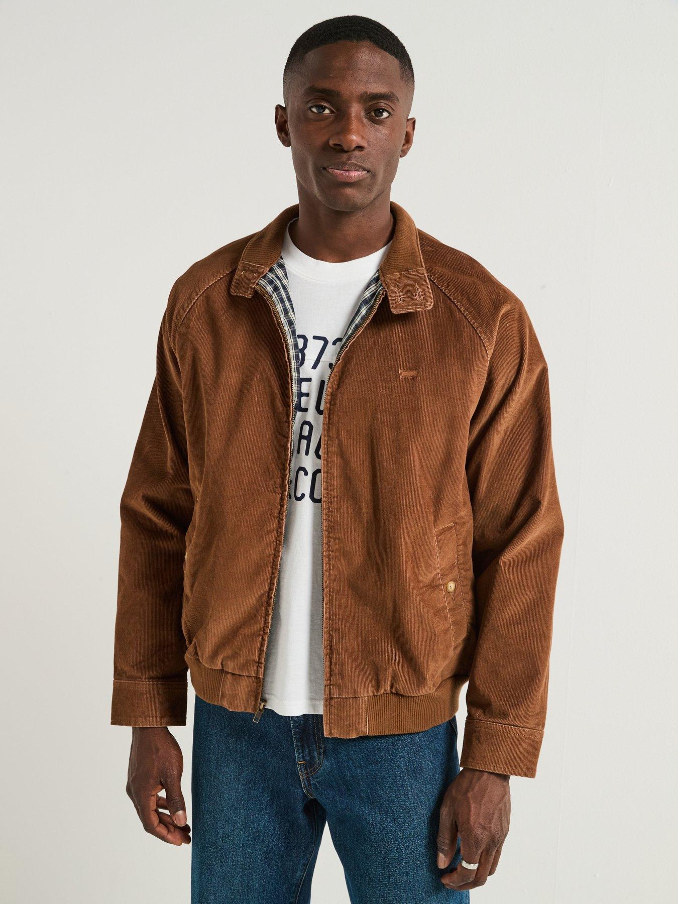 Levi's Baker Zip Cord Harrington Jacket - Brown