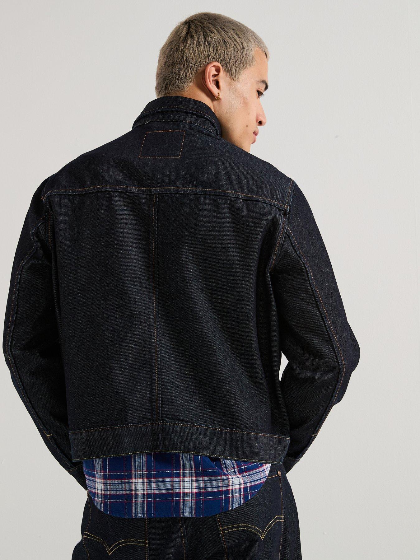 Image 2 of 6 of Levi's Premium Denim Twist Denim Jacket - Dark Wash