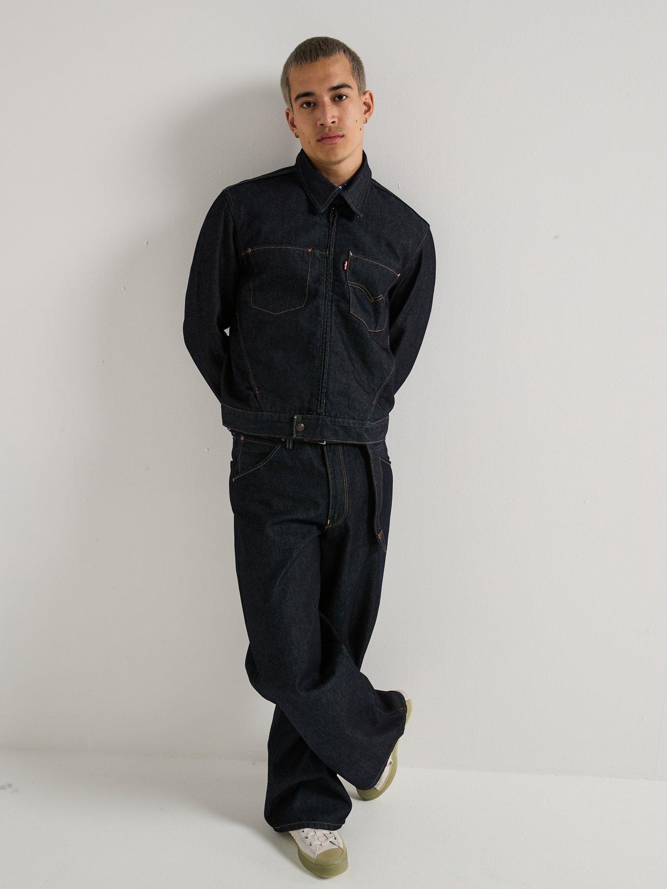 Image 3 of 6 of Levi's Premium Denim Twist Denim Jacket - Dark Wash