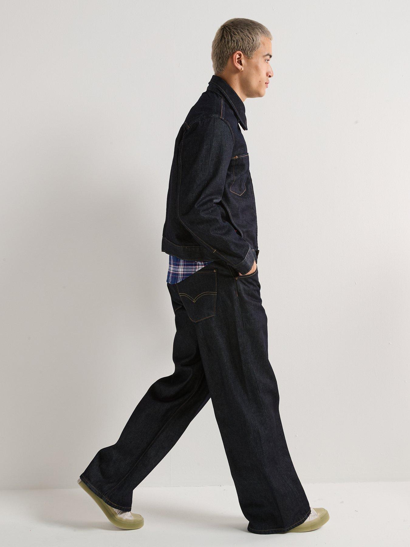 Image 5 of 6 of Levi's Premium Denim Twist Denim Jacket - Dark Wash