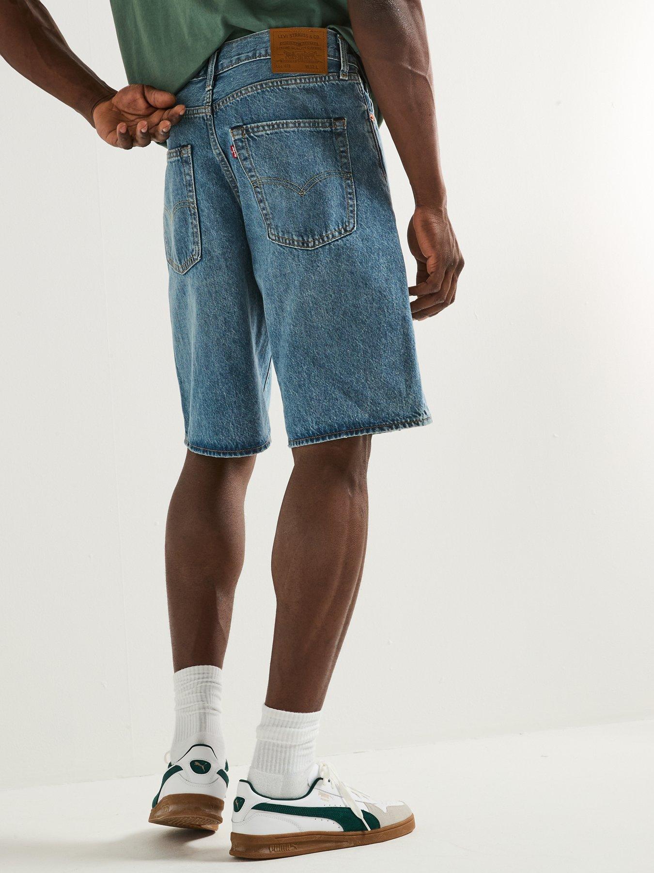Image 2 of 6 of Levi's 478 Baggy Fit Denim Shorts: My Frequency - Light Blue