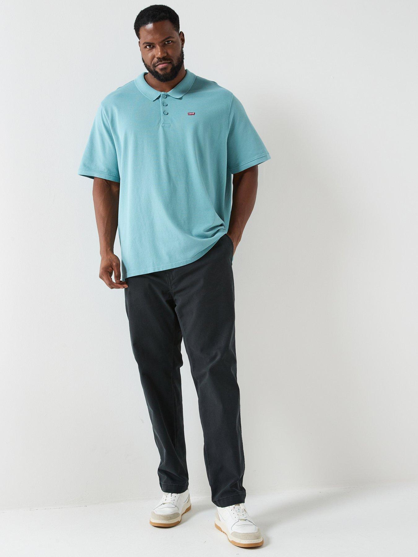  image of levis-big-amp-tall-xx-standard-fit-tapered-chino-trousers-black