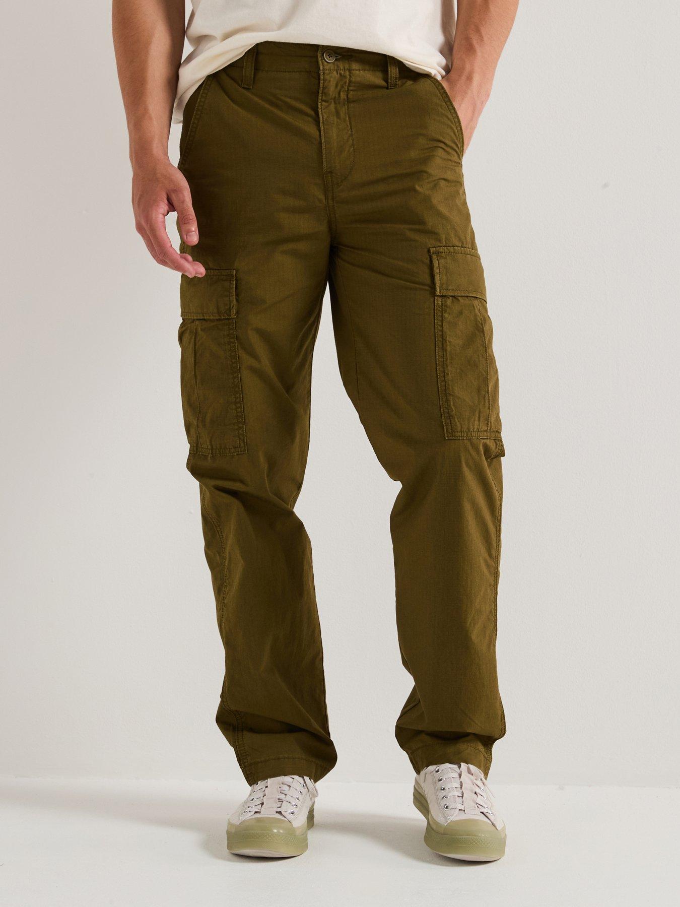 Levi's Levis Straight Fit Cargo Trousers - Green