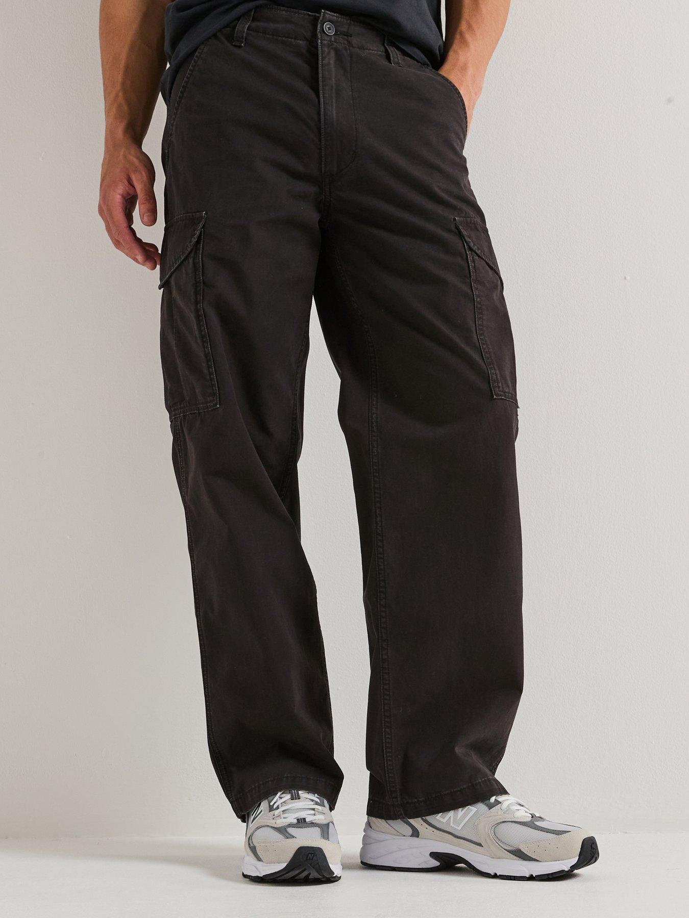 undefined XX Baggy Cargo Trousers - Black