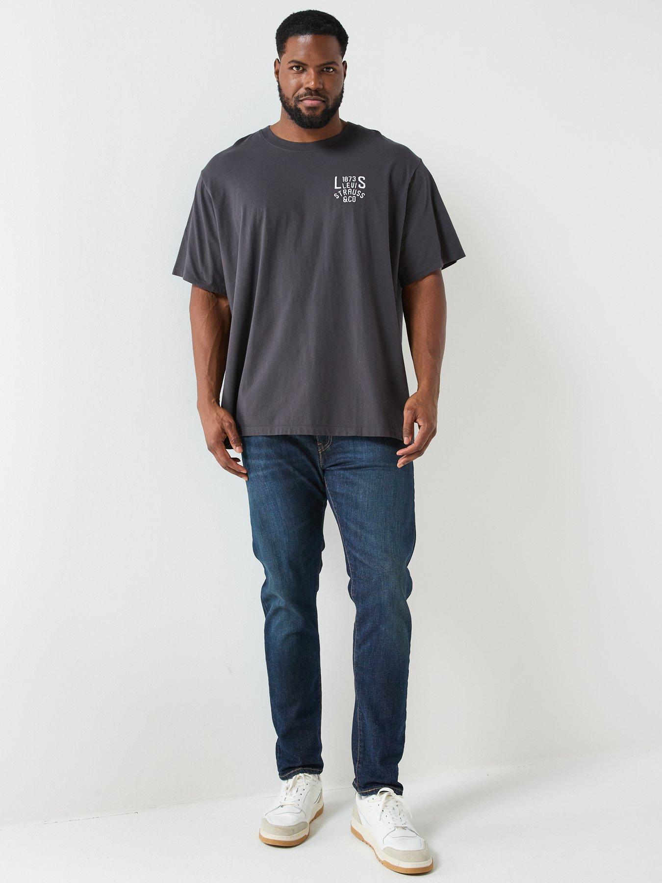  image of levis-levis-relaxed-phantom-print-t-shirt-blue