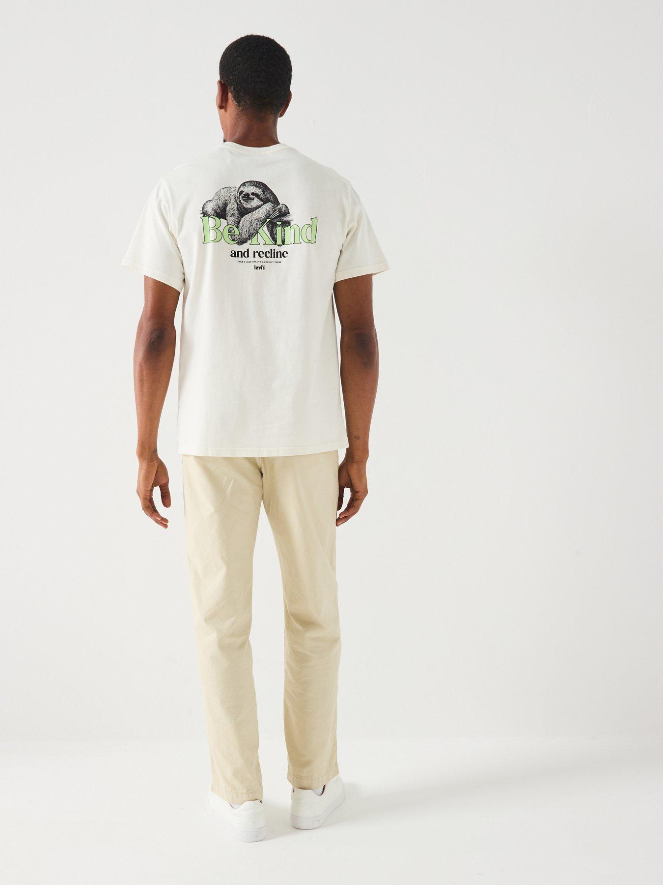  image of levis-levis-relaxed-fit-back-sloth-graphic-t-shirt-white