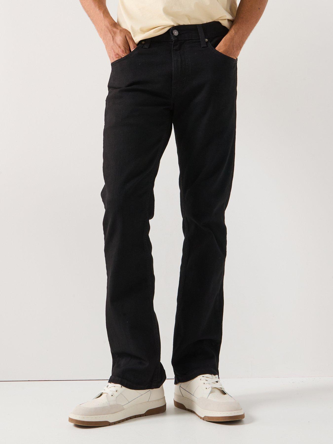 undefined 527 Slim Fit Boot Cut Jeans - Native Cali - Black