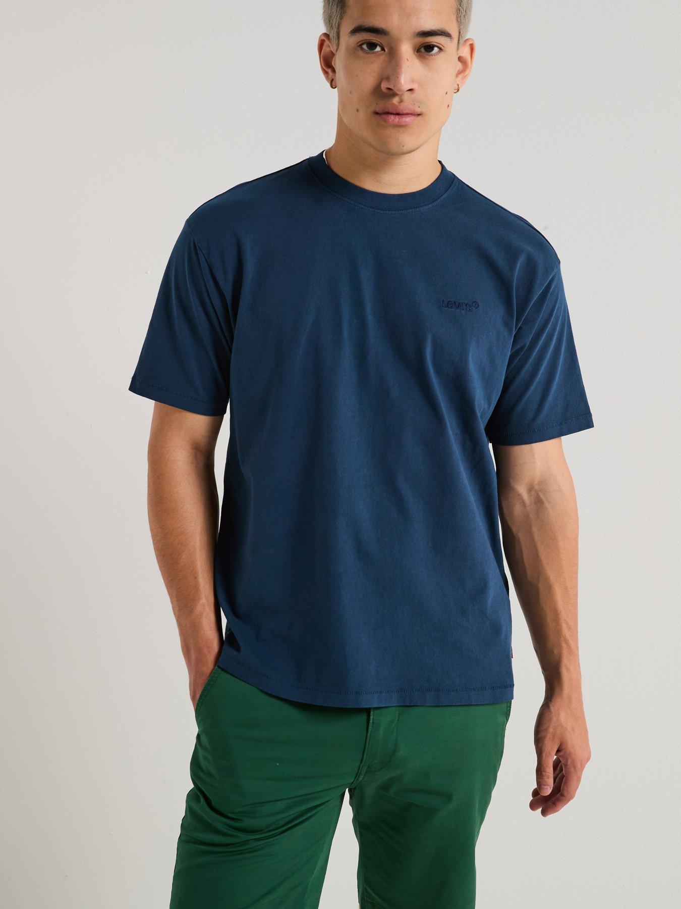 undefined Red Tab Vintage Fit Short Sleeve T-Shirt - Navy