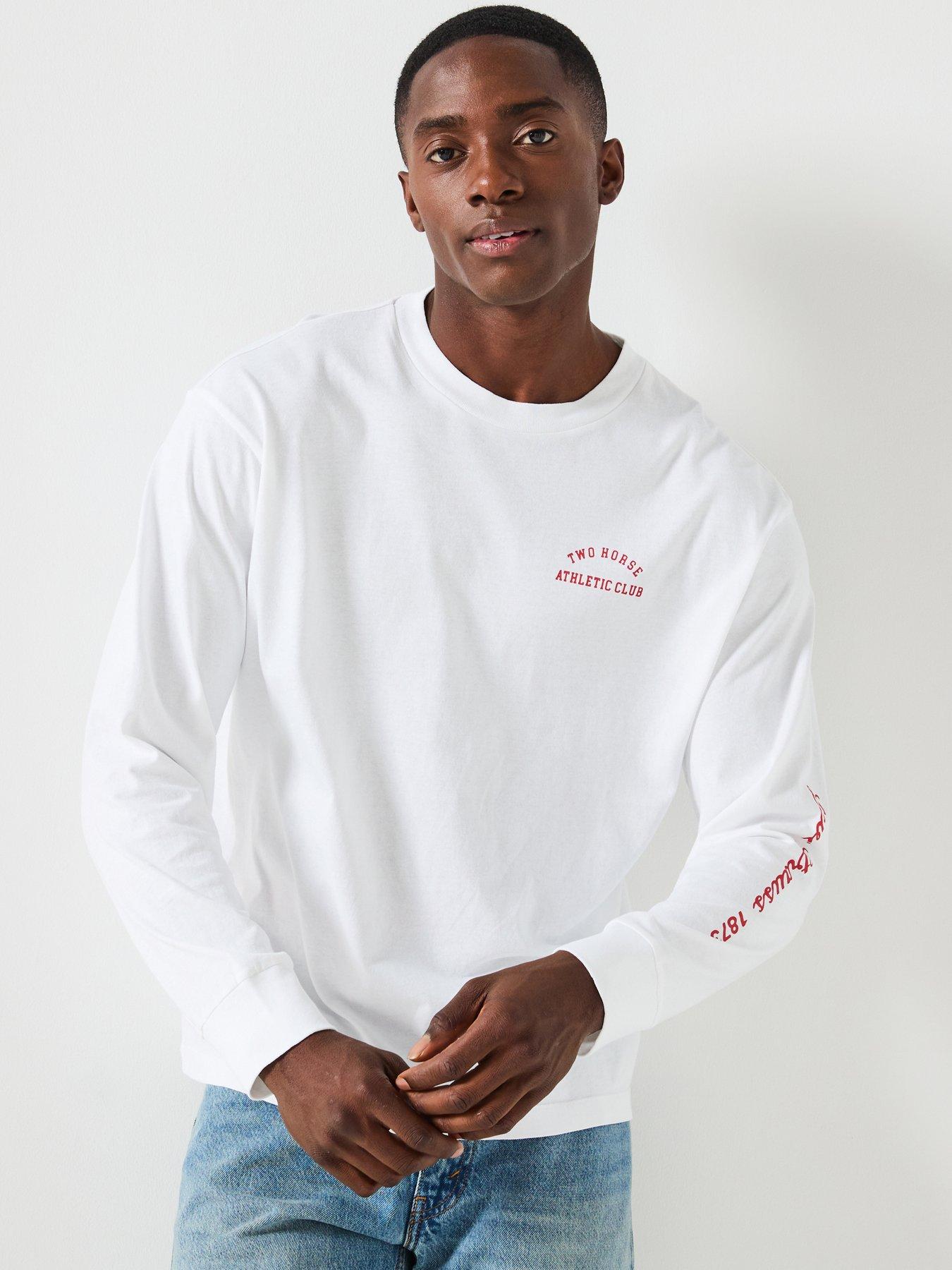 Levi's Authentic Graphic Back Print Long Sleeve T-Shirt - White