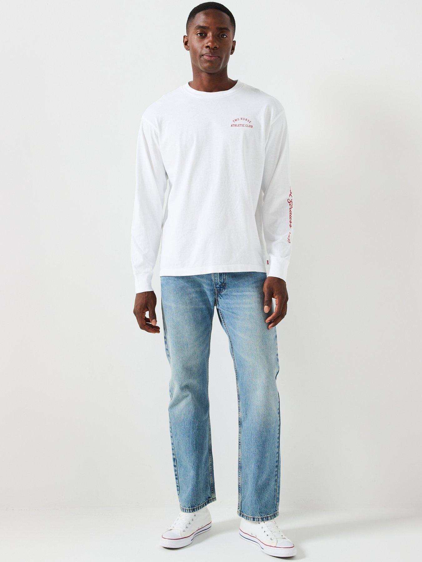  image of levis-authentic-graphic-back-print-long-sleeve-t-shirt-white