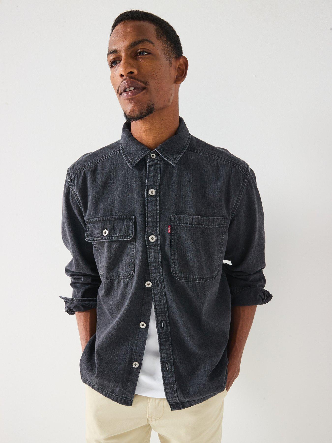 Levi's Truckee Long Sleeve Denim Overshirt - Black