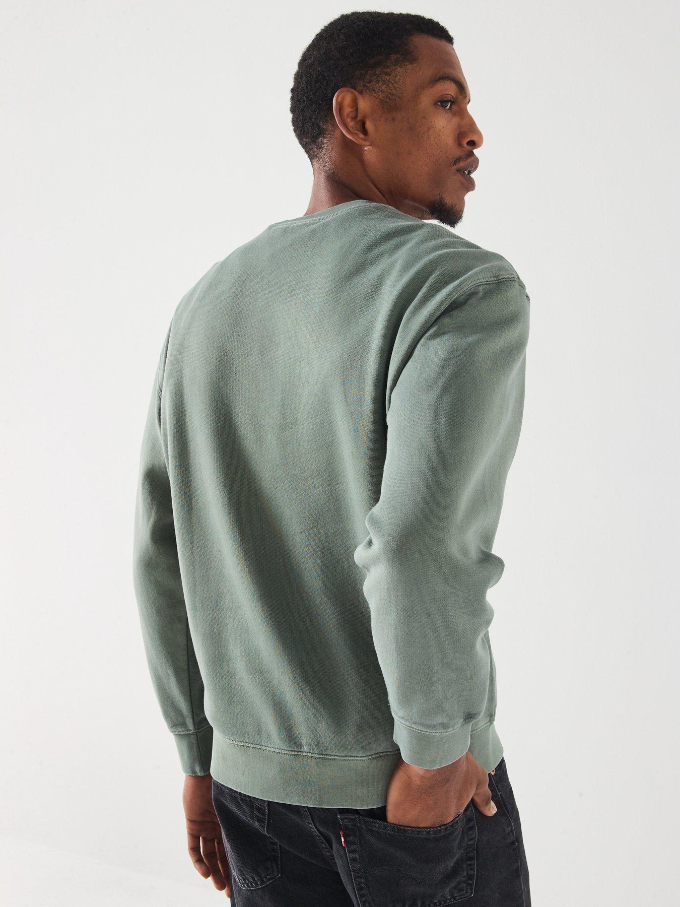 Image 2 of 6 of Levi's Levis Relaxed Graphic Crew Sweatshirt - Green