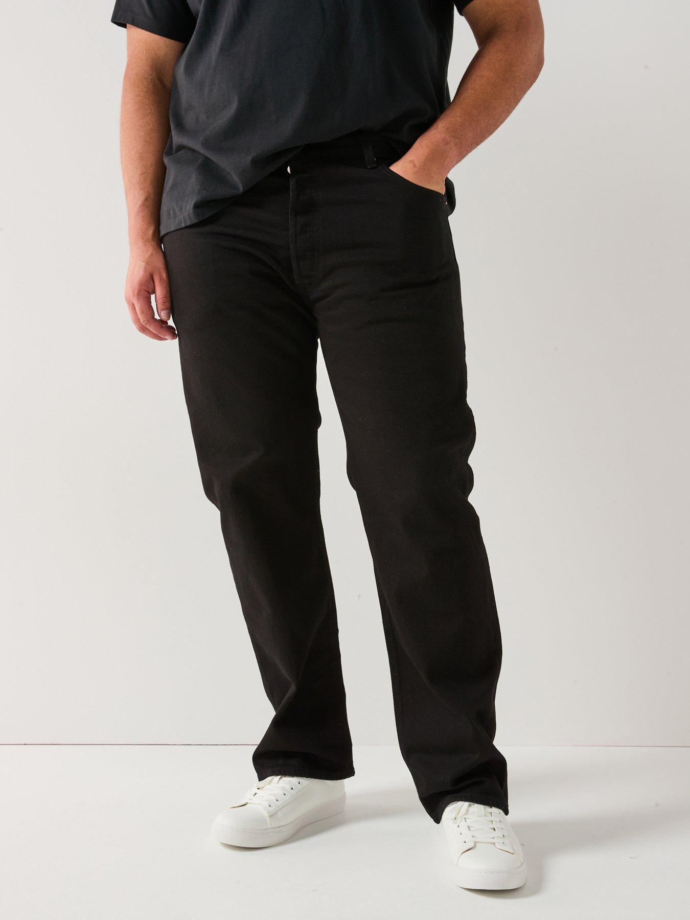 undefined Levi's501 Big  &  Tall Original Straight Fit Jeans: Listless - Black
