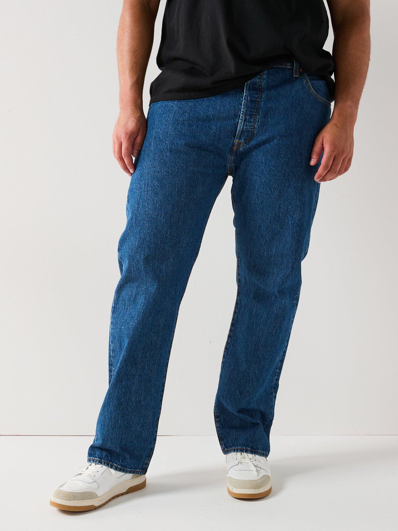 undefined Levi's501 Big  &  Tall Original Straight Fit Jeans - Dark Stonewash